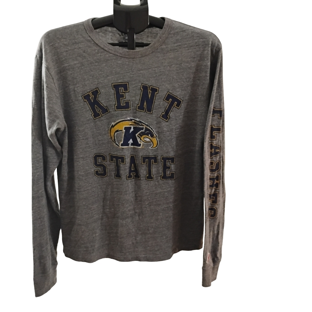 🚨5/$25🚨Kent State Kentucky State League Gray Textured Shirt